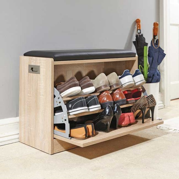 shoes, ottoman, storage