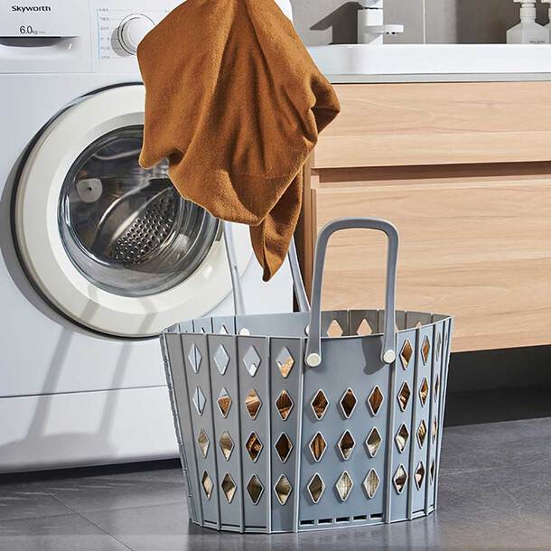 laundry, basket, storage, flat